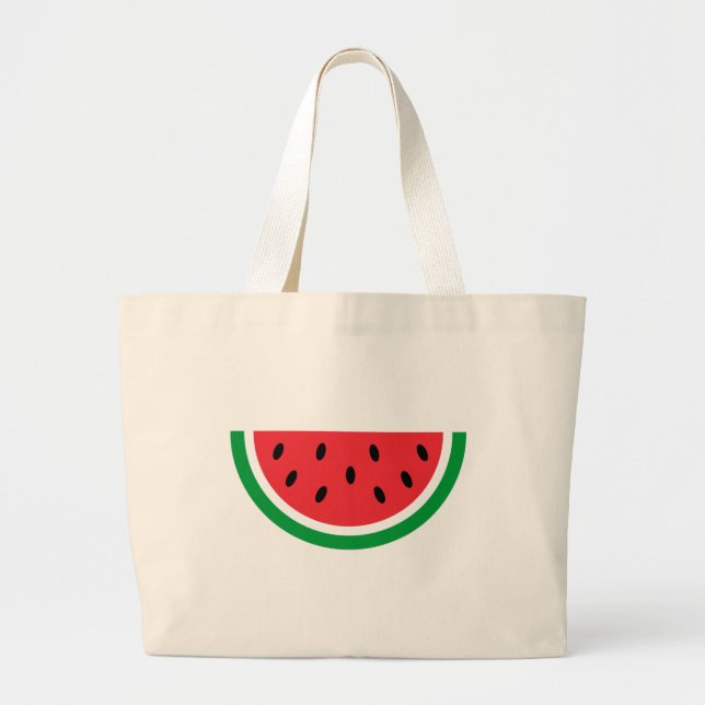 Grand Tote Bag Pastèque de Palestine (Devant)