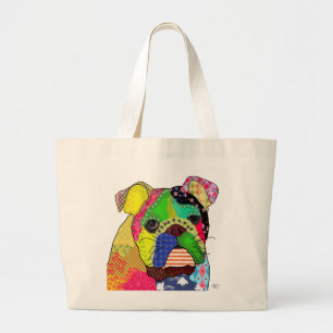 Grand Tote Bag Patchwork Bulldog