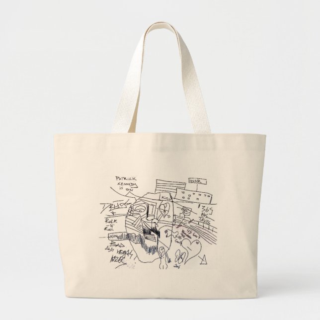 Grand Tote Bag patrick kennedy print (Devant)