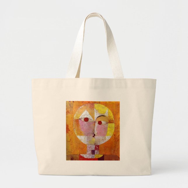 Grand Tote Bag Paul Klee Senecio Peinture (Devant)