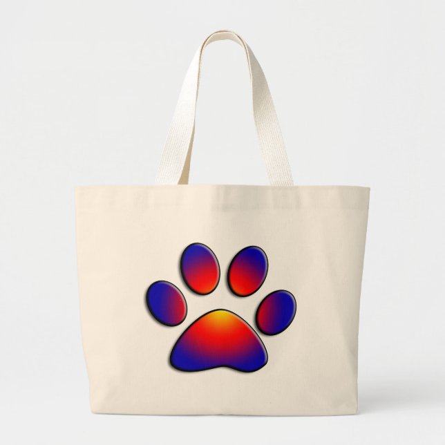 GRAND TOTE BAG PAW COLORÉ (Devant)