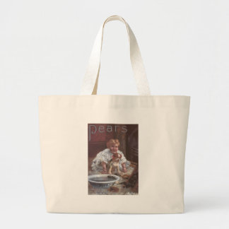 Grand Tote Bag Pears Soap Girl Washing Chien