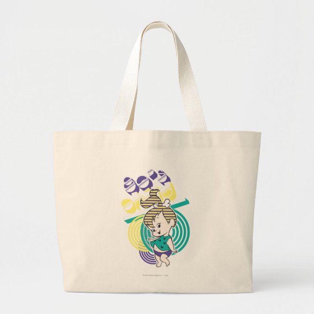 Grand Tote Bag PEBBLES™ 80's Child (Devant)
