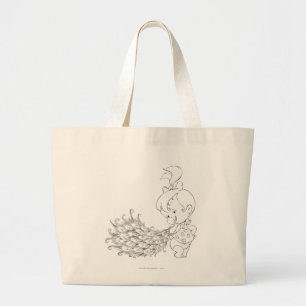 Grand Tote Bag PEBBLES™ dans le paon