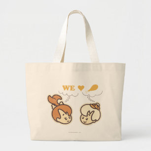 Grand Tote Bag PEBBLES™ et nourriture d'amour de bam bam