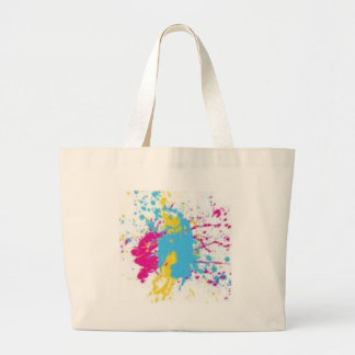 Grand Tote Bag peignez l'éclaboussure