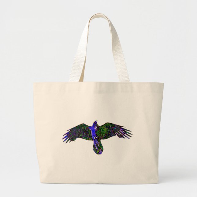 Grand Tote Bag Peinture à cordes (Devant)