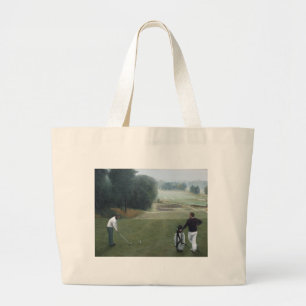 Grand Tote Bag Peinture à l'huile de golf Ron McGill 1