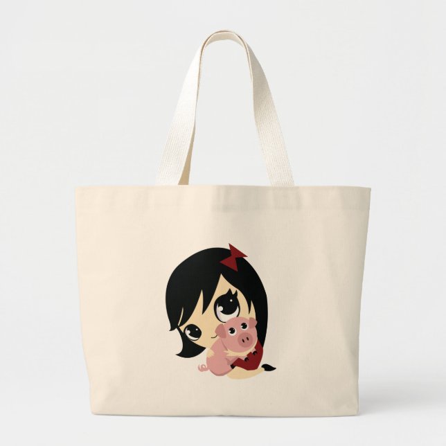 Grand Tote Bag Penny et Snickerdoodle (Devant)