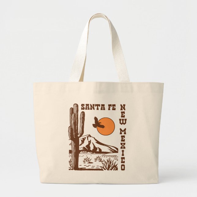 Grand Tote Bag Père Noël Fe (Devant)