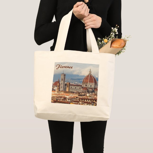 Grand Tote Bag Père Noël Maria del Fiore (Devant (produit))