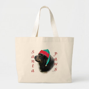 Grand Tote Bag Père Noël Paws, le Mastiff Tibétain