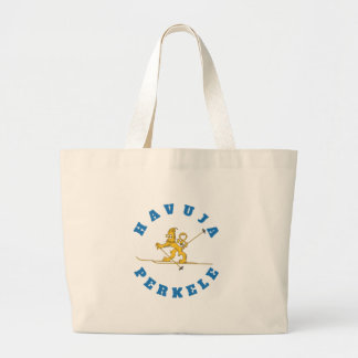 Grand Tote Bag Perkele de Havuja - kangaskassi de suomileijona de