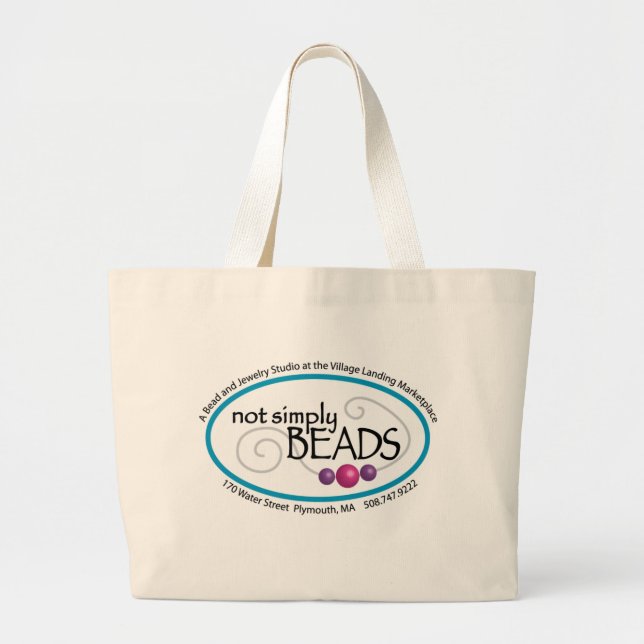 Grand Tote Bag PERLE pas simplement (Devant)