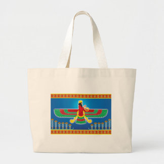 Grand Tote Bag Persan Faravahar de Zoroastrian