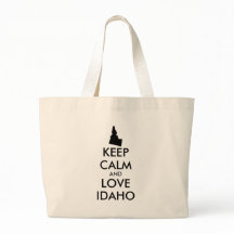 Personnalisable KEEP CALM et LOVE IDAHO