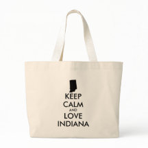 Personnalisable KEEP CALM et LOVE INDIANA