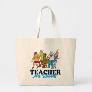 Grand Tote Bag Personnalisé Scooby-Doo Professeur de visage heu