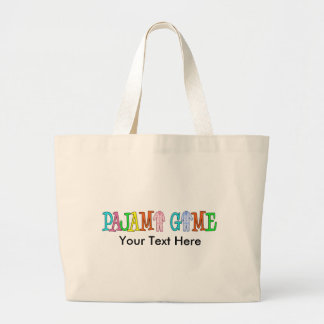 Grand Tote Bag Personnaliser de jeu de pyjama il !