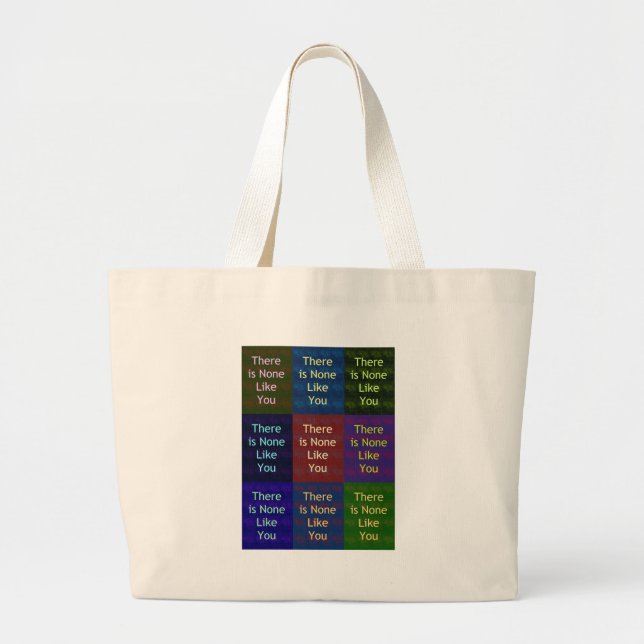 Grand Tote Bag Personne ne vous aime (Devant)