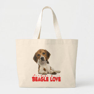 Grand Tote Bag Petit Beagle Lover Cadeau Chien Chien Chien Chien