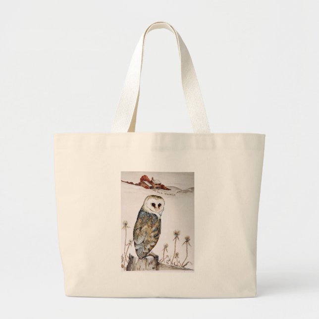 Grand Tote Bag Petit-duc (Devant)