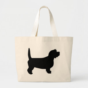 Grand Tote Bag Petite vitesse de Vendeen de griffon de basset