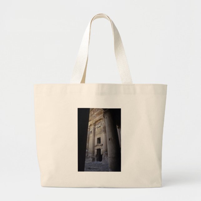 Grand Tote Bag Petra, Jordanie. (Devant)