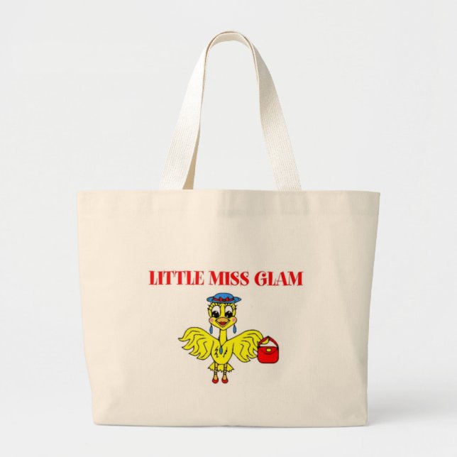 GRAND TOTE BAG PEU DE GLAM MISS (Devant)