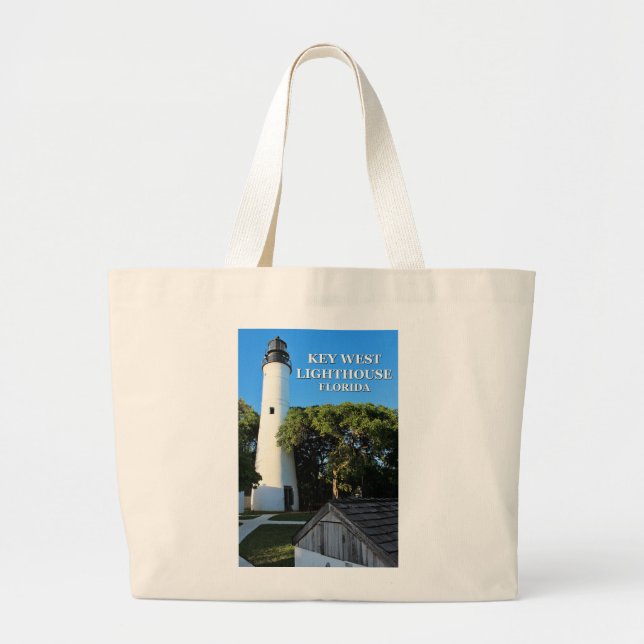 Grand Tote Bag Phare Key West, Floride (Devant)