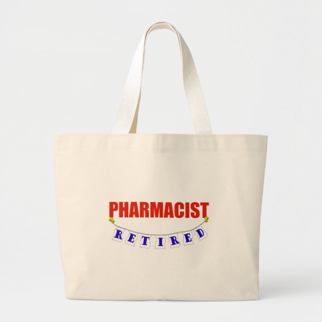 GRAND TOTE BAG PHARMACIEN RETRAITÉ (Devant)