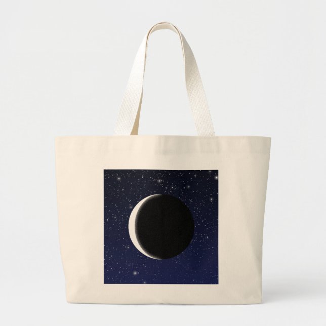 Grand Tote Bag Phases de la Lune (Devant)