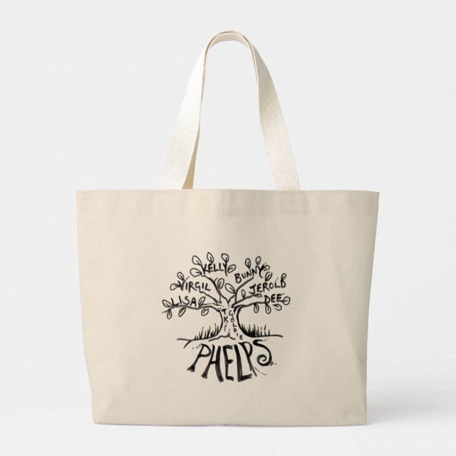 Grand Tote Bag Phelps Family Reunion 2025 T-Shirt (Dos)