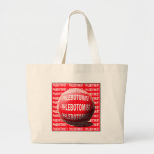 GRAND TOTE BAG PHLÉBOTOMISTE SPHÈRE GOUTTE SANGUINE