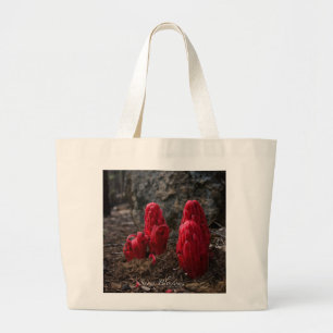 Grand Tote Bag Photo de fleurs de neige