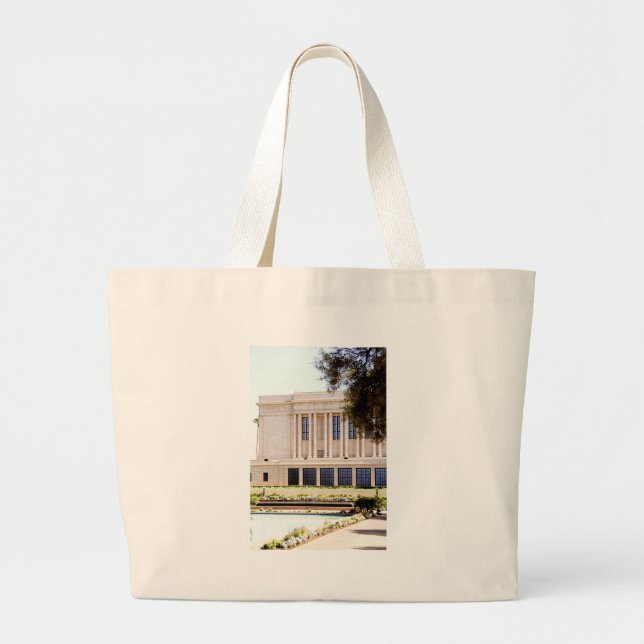 Grand Tote Bag photo du temple lds mormon mesa arizona (Devant)