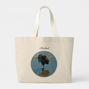 Grand Tote Bag Photographie de Ballet de Keeshond, Art Original d