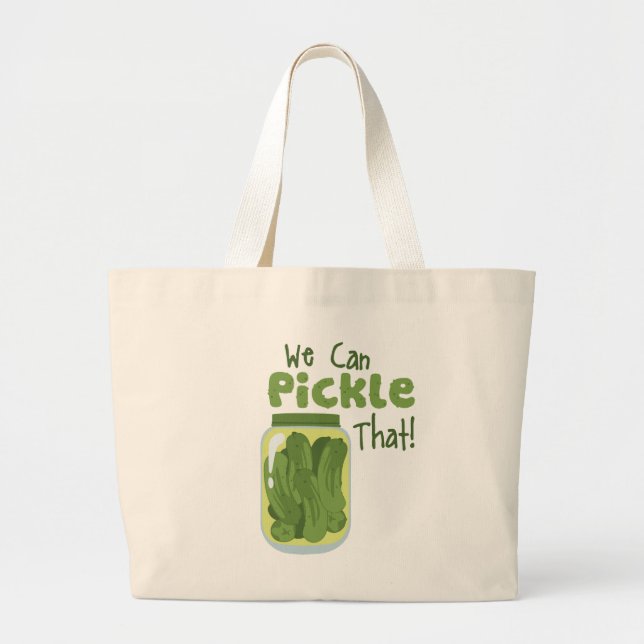 Grand Tote Bag Pickez Ça ! (Devant)