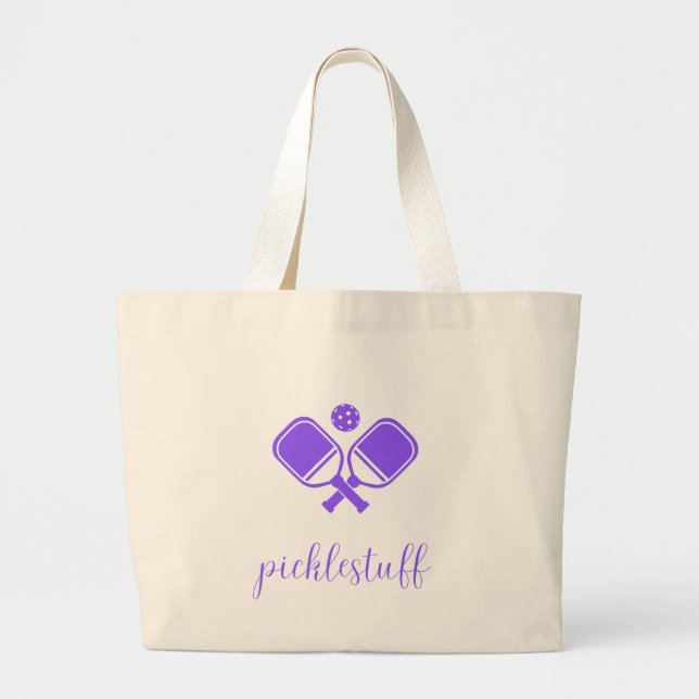 Grand Tote Bag Picklestuff Pickleball Fourre-tout (Devant)