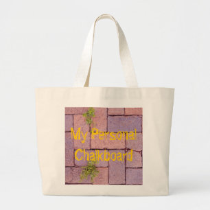 Grand Tote Bag Pierres de Pavage Cauchemar des Jardiniers Humoris