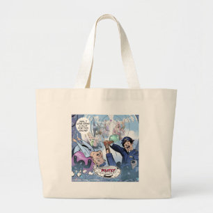 Grand Tote Bag Pilates Airlines Rick London Drôle Cadeaux