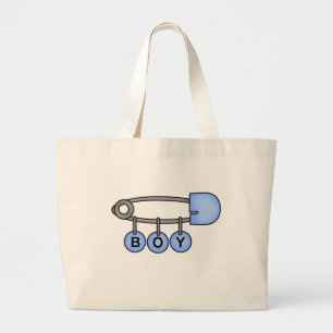 Grand Tote Bag Pin de bébé de garçon