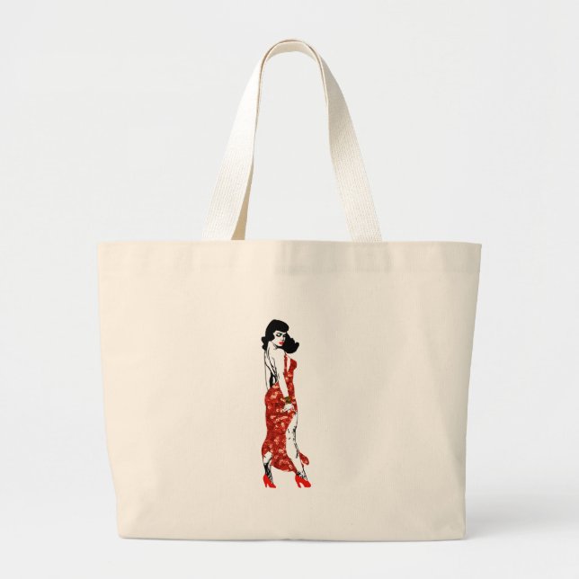 Grand Tote Bag pin up (Devant)