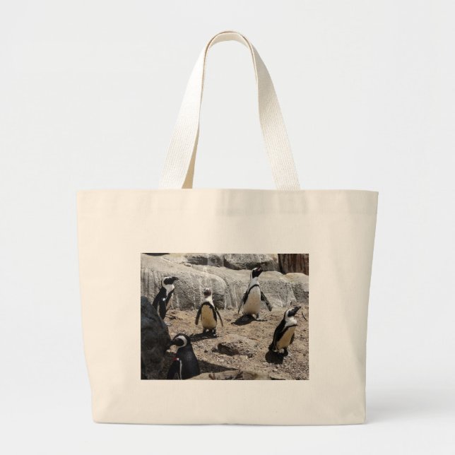 Grand Tote Bag pingouin, 2 (Devant)