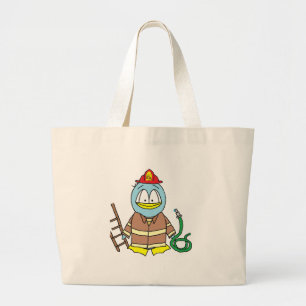 Grand Tote Bag Pingouin de pompier