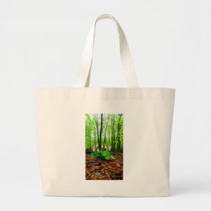 Grand Tote Bag Pink Lady Slipper sauvage orchidée