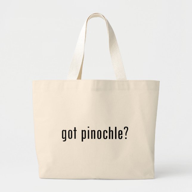 Grand Tote Bag pinochle obtenu ? (Devant)