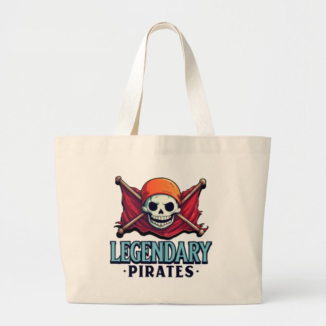 Grand Tote Bag Pirates légendaires (Devant)
