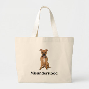 Grand Tote Bag Pitbull - mal compris