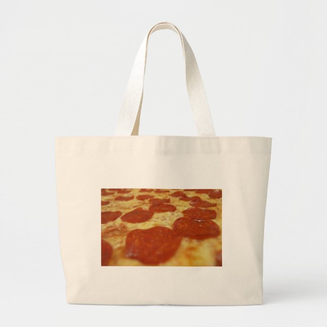 Grand Tote Bag pizza pepperoni (Devant)